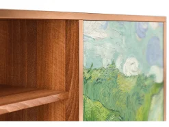 Hot Mueble de TV - 170х69х48 cm - T2 - Green Wheat Fields, Nogueira Castanho