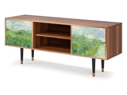 Hot Mueble de TV - 170х69х48 cm - T2 - Green Wheat Fields, Nogueira Castanho
