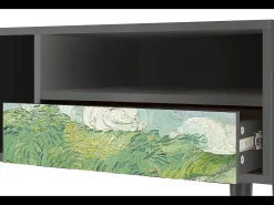 Mueble de TV - 115х59х48 cm - T3 - Green Wheat Fields, Antracite^ Móvel De Tv