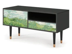 Mueble de TV - 115х59х48 cm - T3 - Green Wheat Fields, Antracite^ Móvel De Tv