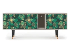 Móvel De Tv* Mueble de TV - 170х69х48 cm - T1 - Green Flower, Areia Bege