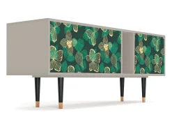 Móvel De Tv* Mueble de TV - 170х69х48 cm - T1 - Green Flower, Areia Bege