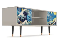 Móvel De Tv* Mueble de TV - 170х69х48 cm - T2 - Great Wave, Areia Bege