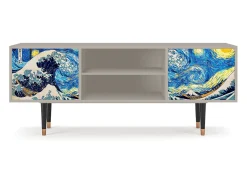 Móvel De Tv* Mueble de TV - 170х69х48 cm - T2 - Great Wave, Areia Bege