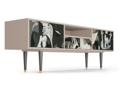 Mueble de TV - 170х59х41 cm - T6 - Guernica by Picasso, Latte^ Móvel De Tv