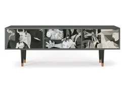 Sale Mueble de TV - 170х59х48 cm - T4 - Guernica by Picasso, Antracite Cinza antracite