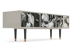 Móvel De Tv* Mueble de TV - 170х59х48 cm - T4 - Guernica by Picasso, Areia Bege