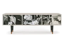 Móvel De Tv* Mueble de TV - 170х59х48 cm - T4 - Guernica by Picasso, Areia Bege