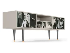 Mueble de TV - 170х59х41 cm - T6 - Guernica by Picasso, Areia^ Móvel De Tv