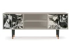 Discount Mueble de TV - 170х69х48 cm - T2 - Guernica by Picasso, Areia Bege