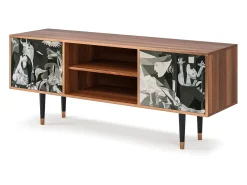 Móvel De Tv| Mueble de TV - 170х69х48 cm - T2 - Guernica by Picasso, Nogueira Castanho