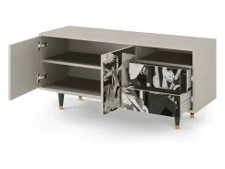 Móvel De Tv| Mueble de TV - 125х56х41 cm - T7 - Guernica by Picasso, Areia Bege