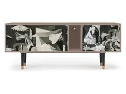 Discount Mueble de TV - 170х69х48 cm - T1 - Guernica by Picasso, Latte Bege