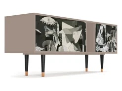 Discount Mueble de TV - 170х69х48 cm - T1 - Guernica by Picasso, Latte Bege