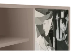 Outlet Mueble de TV - 170х69х48 cm - T2 - Guernica by Picasso, Latte Bege