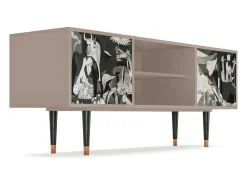 Outlet Mueble de TV - 170х69х48 cm - T2 - Guernica by Picasso, Latte Bege