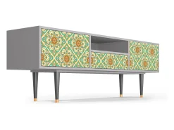 Mueble de TV - 170х59х41 cm - T6 - Hindu Daisy, Cinza^ Móvel De Tv