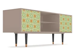 Móvel De Tv* Mueble de TV - 170х69х48 cm - T2 - Hindu Daisy, Latte Bege