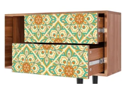 Outlet Mueble de TV - 170х69х48 cm - T1 - Hindu Daisy, Nogueira Castanho