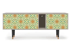 Móvel De Tv* Mueble de TV - 170х69х48 cm - T1 - Hindu Daisy, Areia Bege