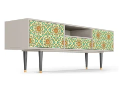 Mueble de TV - 170х59х41 cm - T6 - Hindu Daisy, Areia^ Móvel De Tv