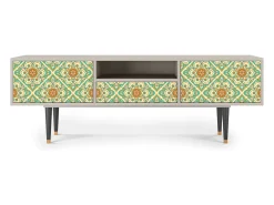 Mueble de TV - 170х59х41 cm - T6 - Hindu Daisy, Areia^ Móvel De Tv