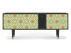 Mueble de TV - 170х69х48 cm - T1 - Hindu Daisy, Antracite^ Móvel De Tv