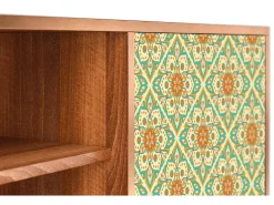 Clearance Mueble de TV - 170х69х48 cm - T2 - Hindu Daisy, Nogueira Castanho