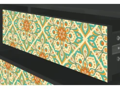 Mueble de TV - 170х59х48 cm - T4 - Hindu Daisy, Antracite^ Móvel De Tv