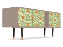 Mueble de TV - 170х69х48 cm - T1 - Hindu Daisy, Latte^ Móvel De Tv