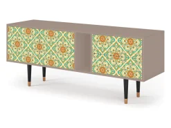 Mueble de TV - 170х69х48 cm - T1 - Hindu Daisy, Latte^ Móvel De Tv