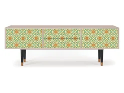 Hot Mueble de TV - 170х59х48 cm - T4 - Hindu Daisy, Latte Bege