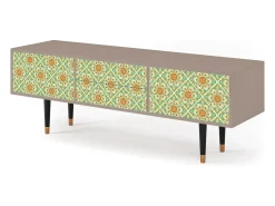 Hot Mueble de TV - 170х59х48 cm - T4 - Hindu Daisy, Latte Bege