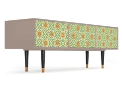 Hot Mueble de TV - 170х59х48 cm - T4 - Hindu Daisy, Latte Bege