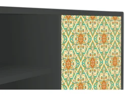 Mueble de TV - 170х69х48 cm - T2 - Hindu Daisy, Antracite^ Móvel De Tv