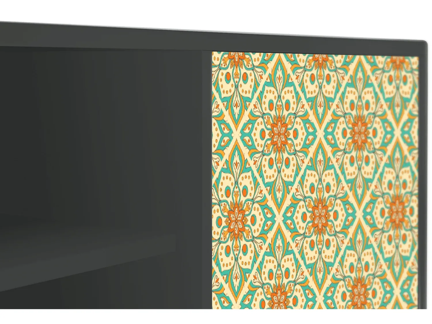 Mueble de TV - 170х69х48 cm - T2 - Hindu Daisy, Antracite^ Móvel De Tv