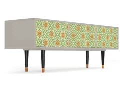 Móvel De Tv* Mueble de TV - 170х59х48 cm - T4 - Hindu Daisy, Areia Bege