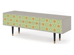 Móvel De Tv* Mueble de TV - 170х59х48 cm - T4 - Hindu Daisy, Areia Bege