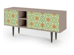 Best Mueble de TV - 150х69х41 cm - T5 - Hindu Daisy, Latte Bege