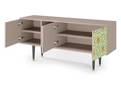 Best Mueble de TV - 150х69х41 cm - T5 - Hindu Daisy, Latte Bege