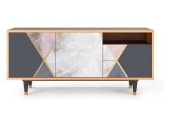 Mueble de TV - 125х56х41 cm - T7 - Ideal Harmony, Nogueira^ Móvel De Tv