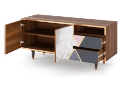 Mueble de TV - 125х56х41 cm - T7 - Ideal Harmony, Nogueira^ Móvel De Tv
