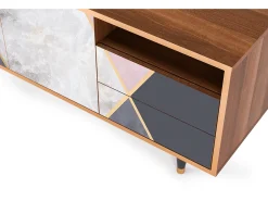 Mueble de TV - 125х56х41 cm - T7 - Ideal Harmony, Nogueira^ Móvel De Tv