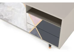 Mueble de TV - 125х56х41 cm - T7 - Ideal Harmony, Areia^ Móvel De Tv