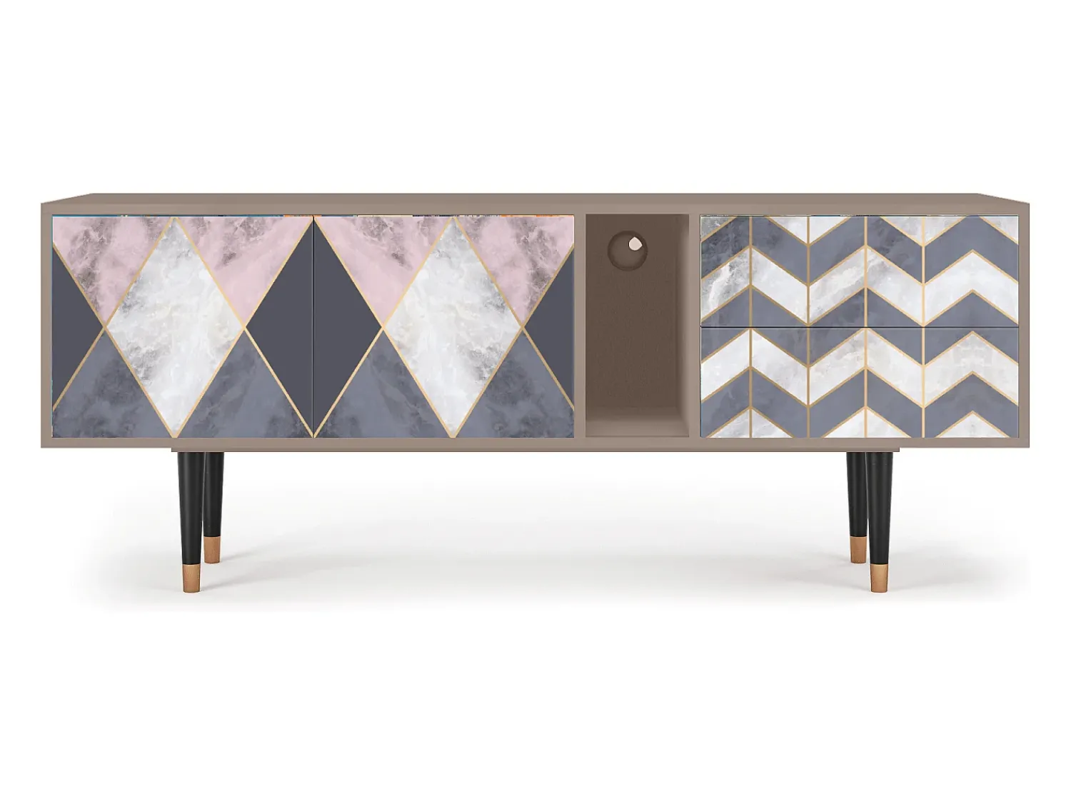 Mueble de TV - 170х69х48 cm - T1 - Ideal Harmony, Latte^ Móvel De Tv