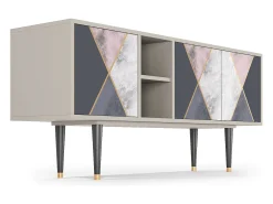 Clearance Mueble de TV - 150х69х41 cm - T5 - Ideal Harmony, Areia Creme