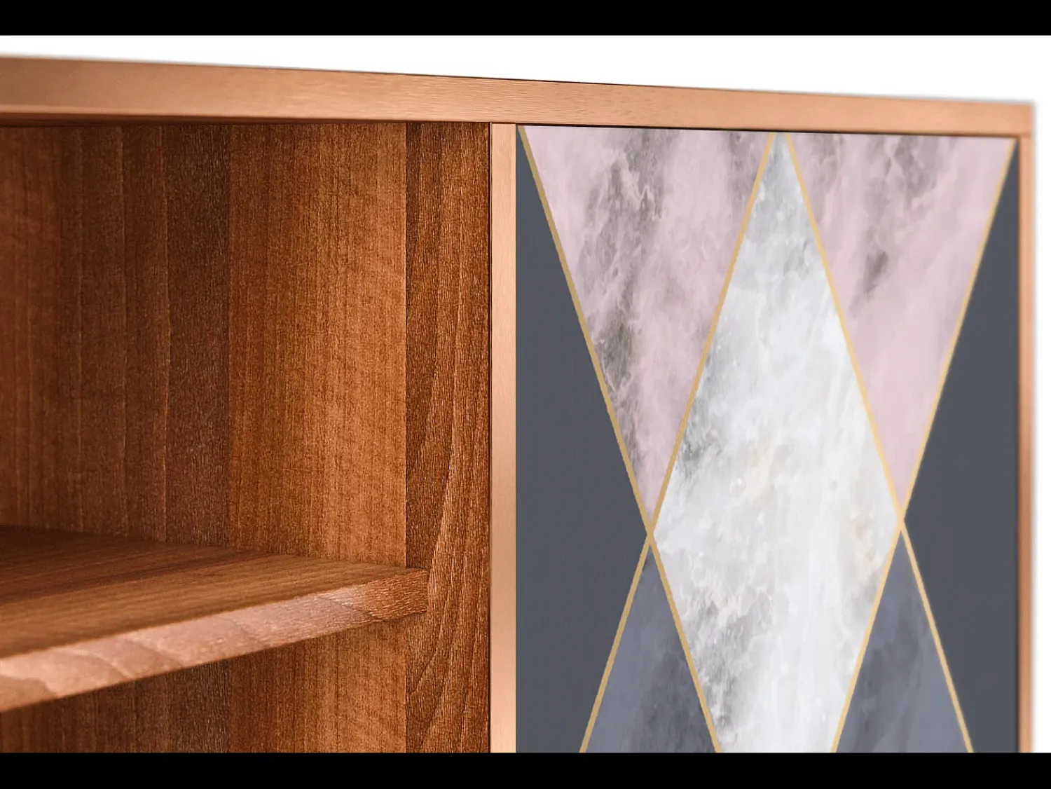 Mueble de TV - 170х69х48 cm - T2 - Ideal Harmony, Nogueira^ Móvel De Tv