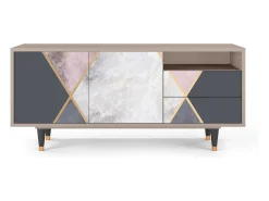 Móvel De Tv* Mueble de TV - 125х56х41 cm - T7 - Ideal Harmony, Latte Bege