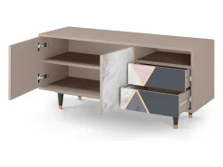 Móvel De Tv* Mueble de TV - 125х56х41 cm - T7 - Ideal Harmony, Latte Bege