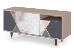 Móvel De Tv* Mueble de TV - 125х56х41 cm - T7 - Ideal Harmony, Latte Bege